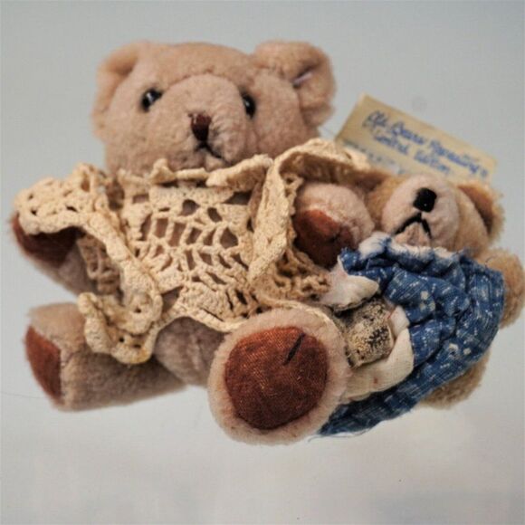 Old Bears Repeating Lil Sis Plush Bear Karen Mitchell Vintage LTD Ed 218/1000 - Picture 3 of 9